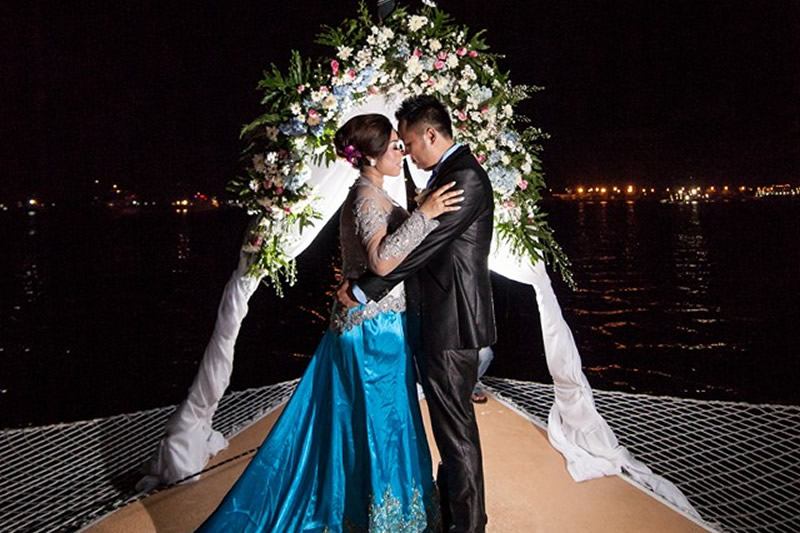 bali cruise wedding