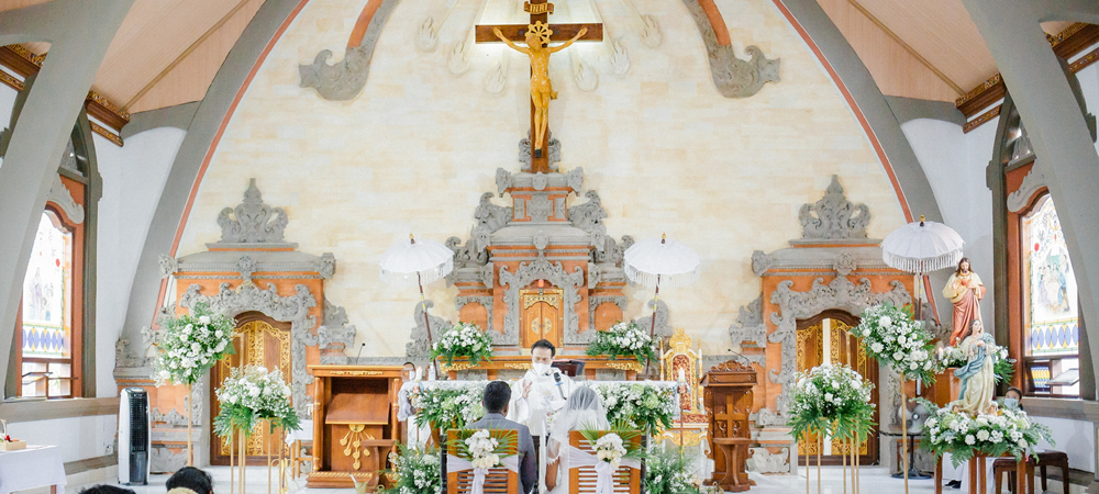 bali wedding catholic